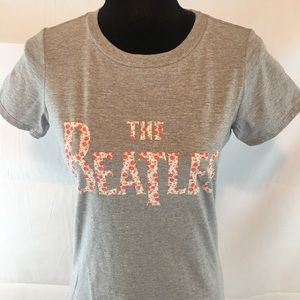 Floral Beatles T-shirt